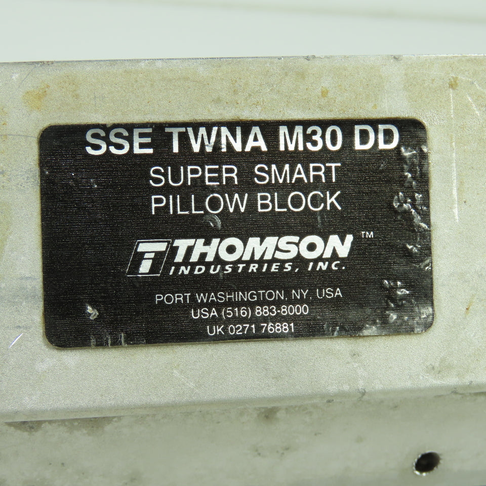 Thomson Industries SSE TWNA M30 DD Super Smart Pillow Block Ball Bearings