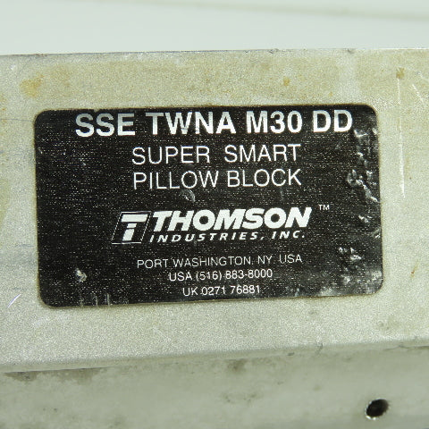 Thomson Industries SSE TWNA M30 DD Super Smart Pillow Block Ball Bearings
