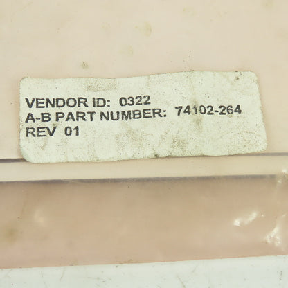 Allen Bradley 74102-264 Rev 01 Gasket