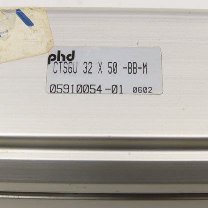 PHD CTS6U 32x50-BB-M 32mm Bore 50mm Stroke Double Acting Guided Air Cylinder