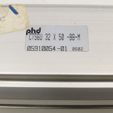 PHD CTS6U 32x50-BB-M 32mm Bore 50mm Stroke Double Acting Guided Air Cylinder
