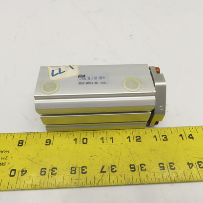 PHD CTS6U 32x50-BB-M 32mm Bore 50mm Stroke Double Acting Guided Air Cylinder