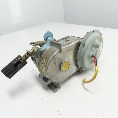 Yaskawa PMEE-12CBB Print Motor 24VDC 3600RPM CMR-23I Wire Feeder 0.8-1.6 Wire