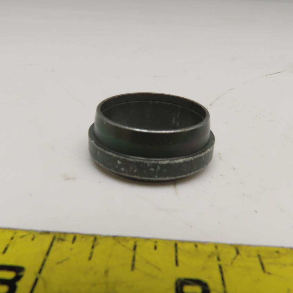 1" Compression x 1" NPT Straight Steel Hydraulic Tube Fitting Lot Of 2