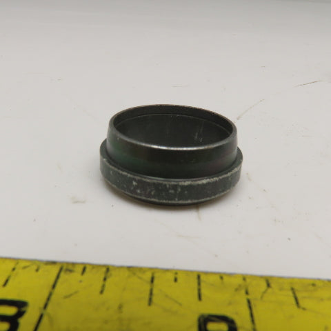 1" Compression x 1" NPT Straight Steel Hydraulic Tube Fitting Lot Of 2