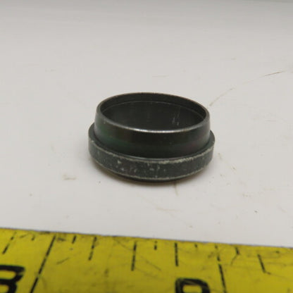 1" Compression x 1" NPT Straight Steel Hydraulic Tube Fitting Lot Of 2