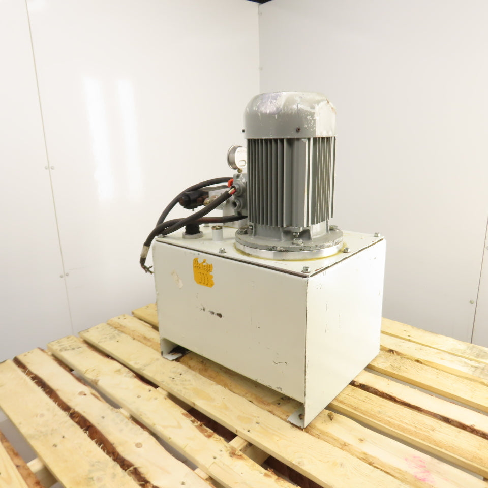 Austria S048508 3.0kW 10.3 Gallon Hydraulic Power Unit 480V 6.5A 1715RPM Tested