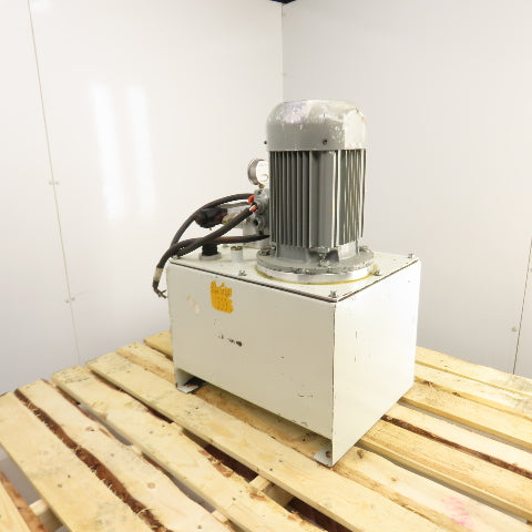 Austria S048508 3.0kW 10.3 Gallon Hydraulic Power Unit 480V 6.5A 1715RPM Tested