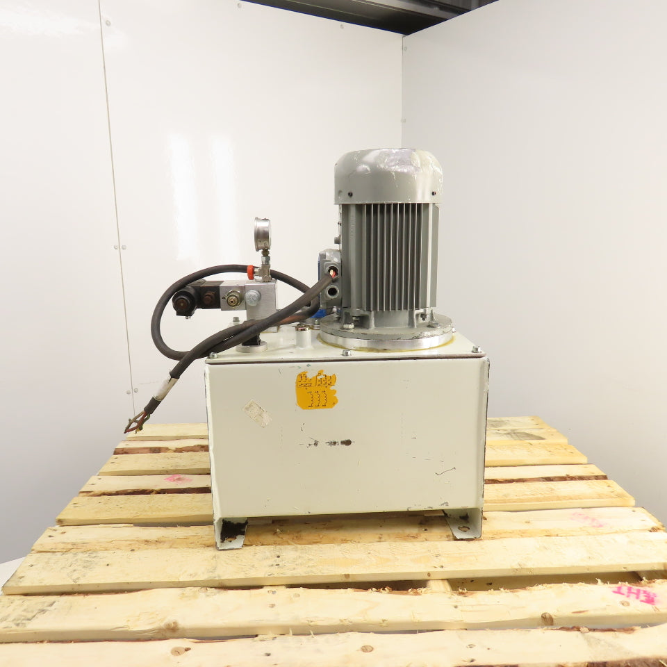 Austria S048508 3.0kW 10.3 Gallon Hydraulic Power Unit 480V 6.5A 1715RPM Tested