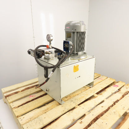Austria S048508 3.0kW 10.3 Gallon Hydraulic Power Unit 480V 6.5A 1715RPM Tested