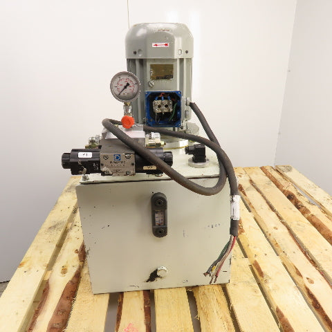 Austria S048508 3.0kW 10.3 Gallon Hydraulic Power Unit 480V 6.5A 1715RPM Tested