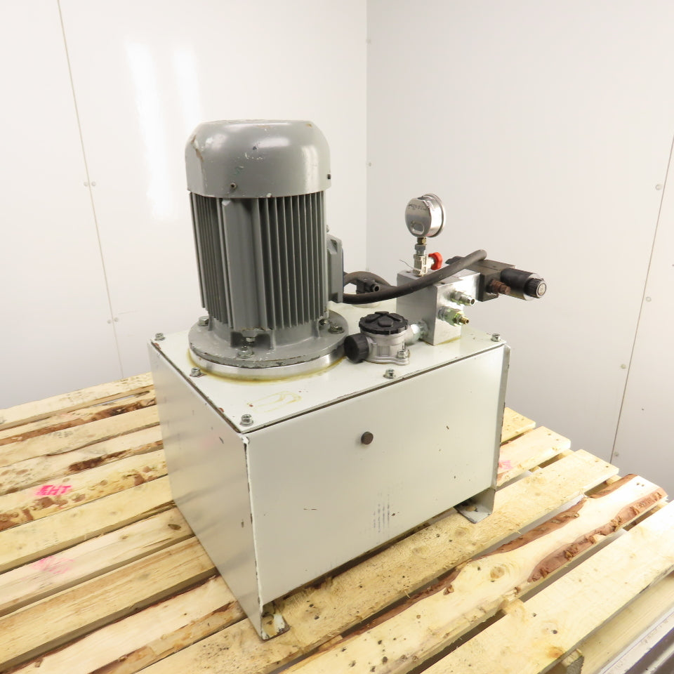 Austria S048508 3.0kW 10.3 Gallon Hydraulic Power Unit 480V 6.5A 1715RPM Tested