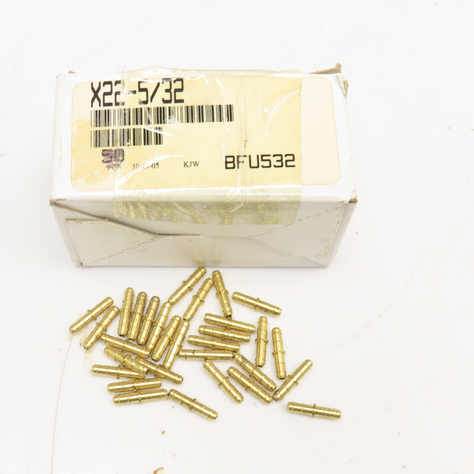 Parker X22-5/32 5/32" Capillary Hose Barb Splice Connector Lot Of 30