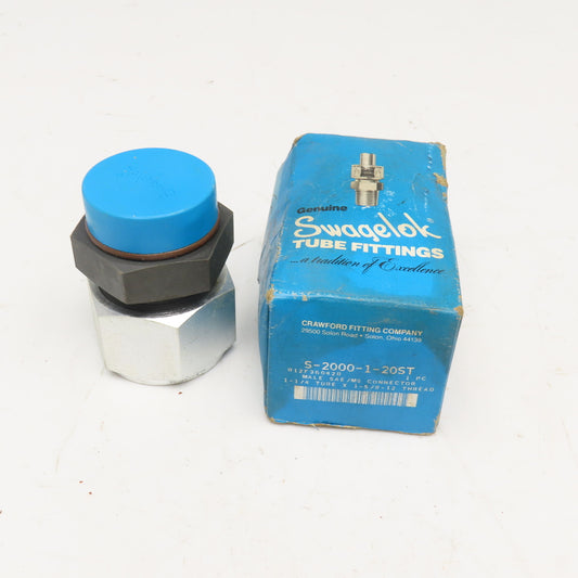 Swagelok S-2000-1-20ST 1-1/4" Compression Tube x 1-1/4" ORB Hydraulic Fitting