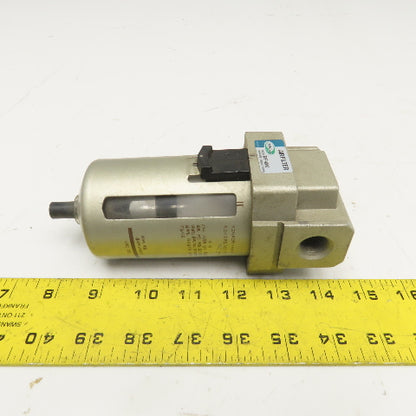 TPC Pneumatics TAF4000 3/8" NPT Inline Compressed Air Filter Manual Drain