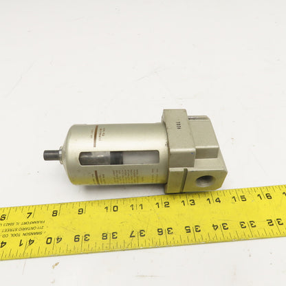 TPC Pneumatics TAF4000 3/8" NPT Inline Compressed Air Filter Manual Drain