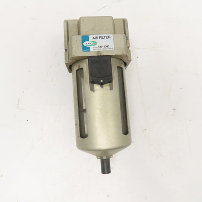 TPC Pneumatics TAF4000 3/8" NPT Inline Compressed Air Filter Manual Drain