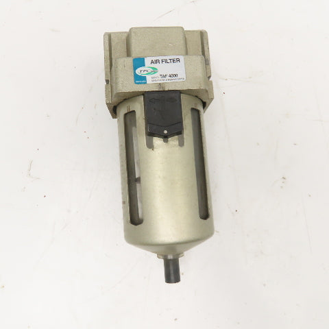 TPC Pneumatics TAF4000 3/8" NPT Inline Compressed Air Filter Manual Drain