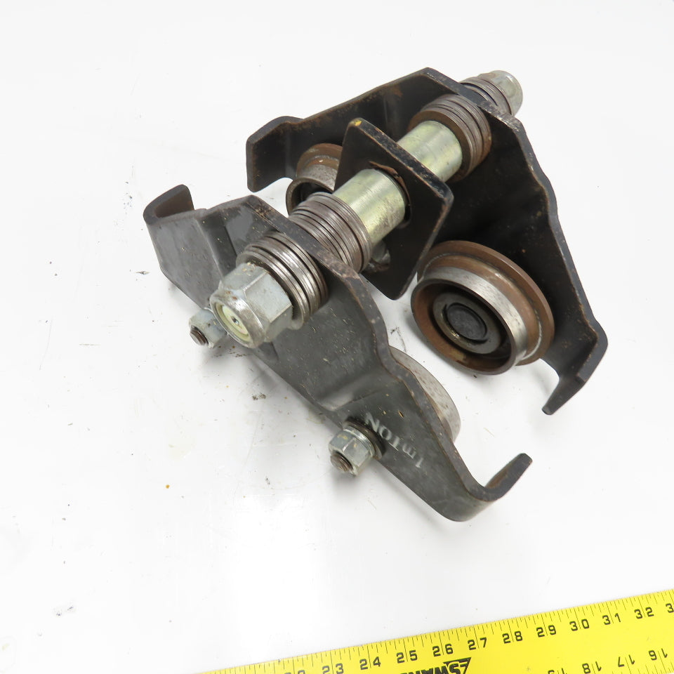 Dayton 3MB57 1 Ton Push/Pull Ball Bearing Hoist Trolley 4" - 8" Flange