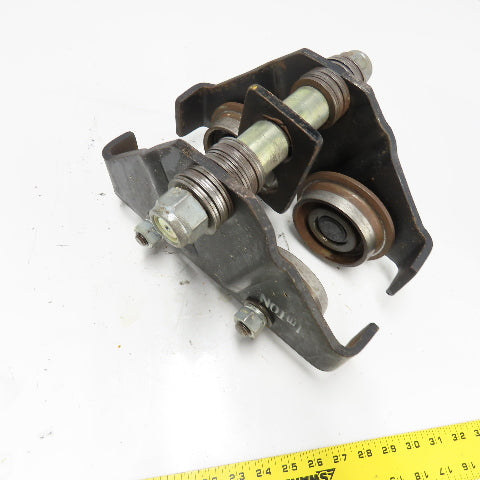 Dayton 3MB57 1 Ton Push/Pull Ball Bearing Hoist Trolley 4" - 8" Flange