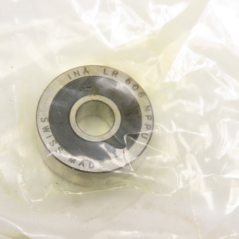 INA LR606NPPU 19x6x6mm Crowned Yoke Roller