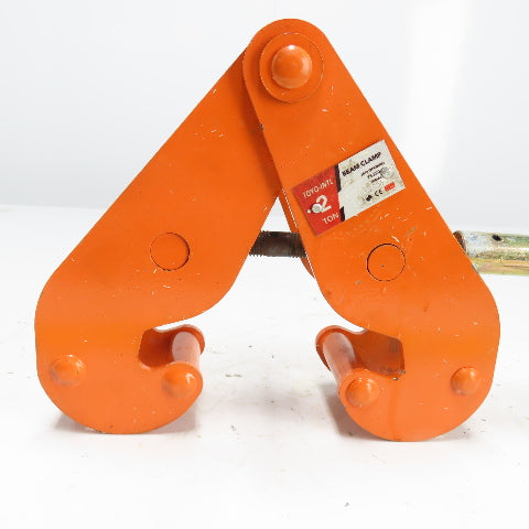 Toyo-Intl 2 Ton Beam Clamp 75-220mm Jaw Opening