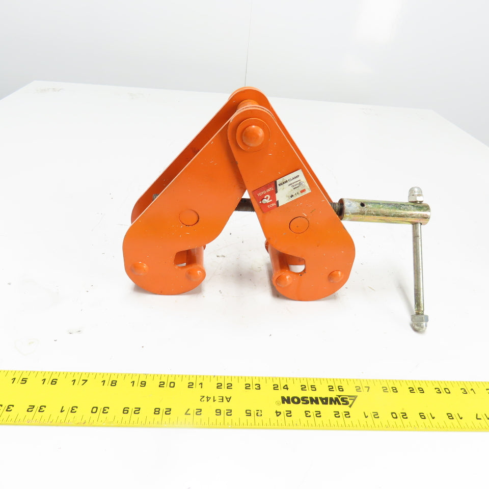 Toyo-Intl 2 Ton Beam Clamp 75-220mm Jaw Opening