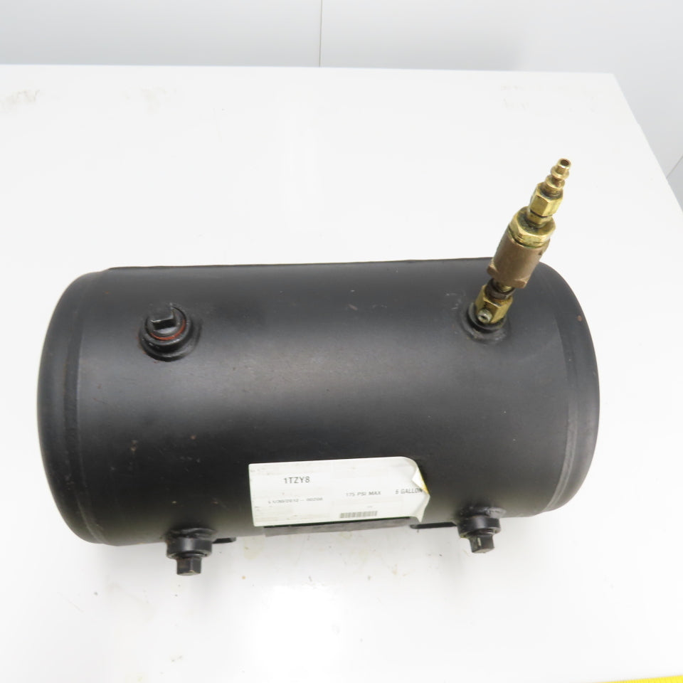 Speedaire 1TZY8 6 Gallon Horizontal Air Tank 175PSI Max