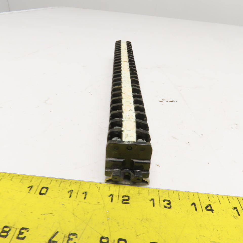 Buchanan DIN Mount Electrical Terminal Connector Lot Of 24