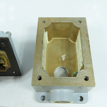 Allen Bradley 600-TCX5 Ser D Manual Motor Starter Switch 1HP 1PH 115-230V Nema 4
