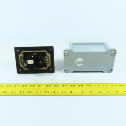 Allen Bradley 600-TCX5 Ser D Manual Motor Starter Switch 1HP 1PH 115-230V Nema 4
