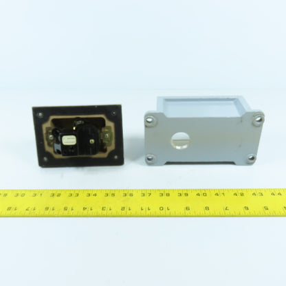 Allen Bradley 600-TCX5 Ser D Manual Motor Starter Switch 1HP 1PH 115-230V Nema 4