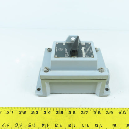 Allen Bradley 600-TCX5 Ser D Manual Motor Starter Switch 1HP 1PH 115-230V Nema 4