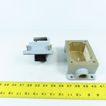 Allen Bradley 600-TCX5 Ser D Manual Motor Starter Switch 1HP 1PH 115-230V Nema 4