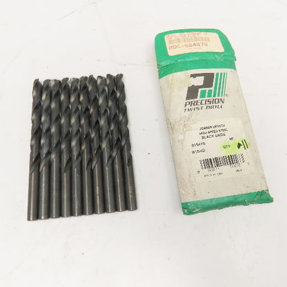 Precision Twist Drill Size P Jobber Length HSS Twist Drill Bit Lot Of 10