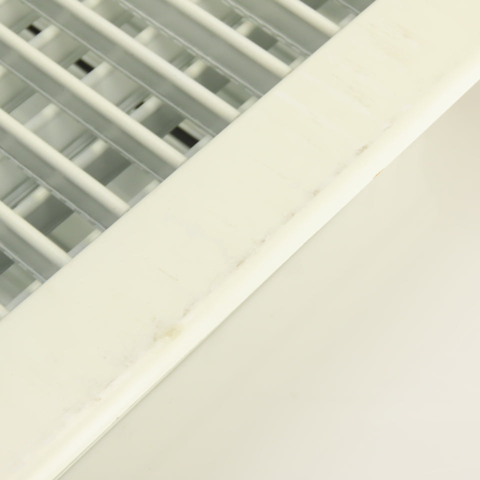 Hart & Cooley 12" x 24" Wall Return Air Grille White Steel