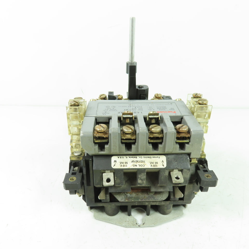 Furnas 14DP32AF Size 1 Motor Starter Contactor 600V 27A 120V Coil W/ Overload