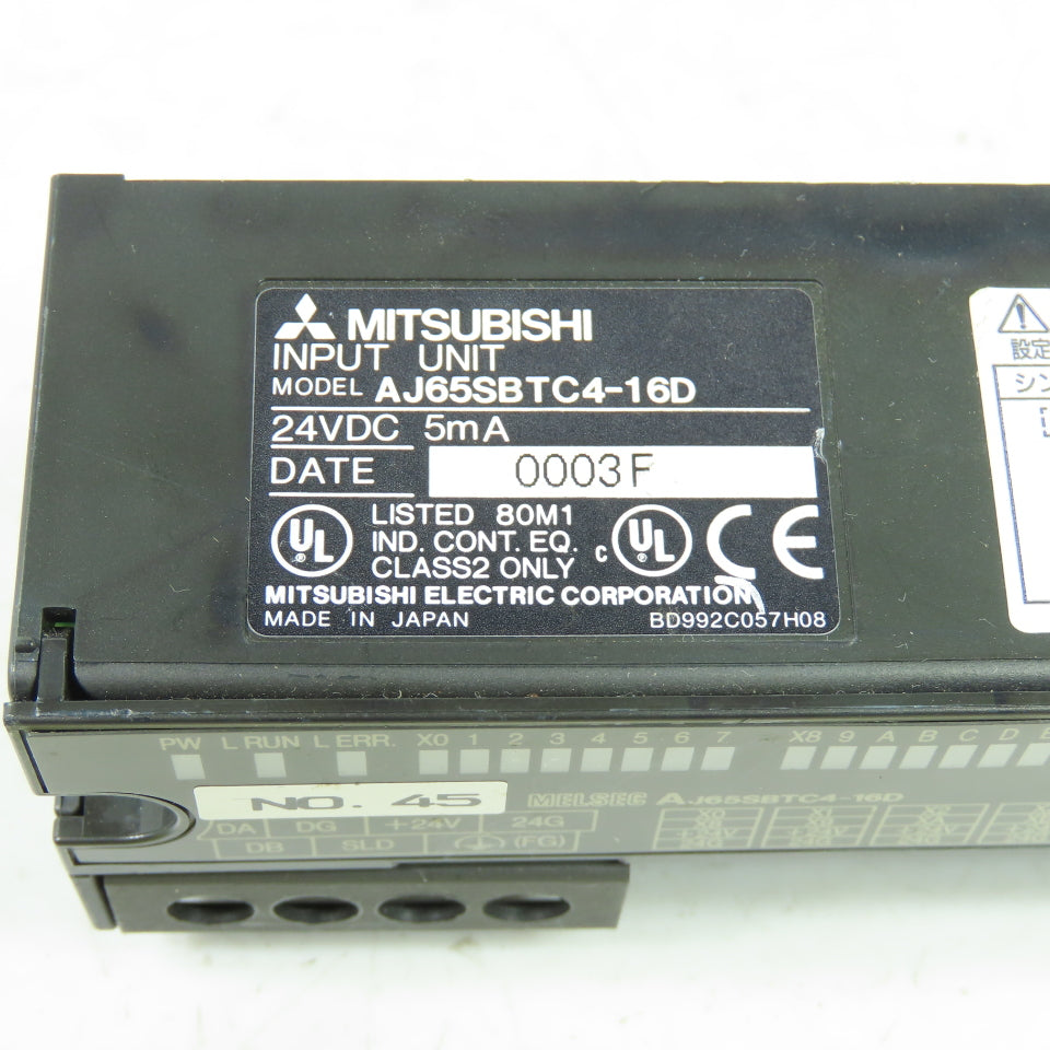 Mitsubishi AJ65SBTC4-16D Input Module Unit 24VDC 5mA