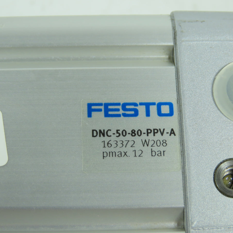 Festo DNC-50-80-PPV-A Double Acting Air Cylinder 50mm Bore 80mm Stroke 20mm Rod
