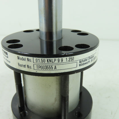 Parker 01.50 KNLP 99 1.250 Double End Pneumatic Cylinder 1.25" Stroke 1.5" Bore