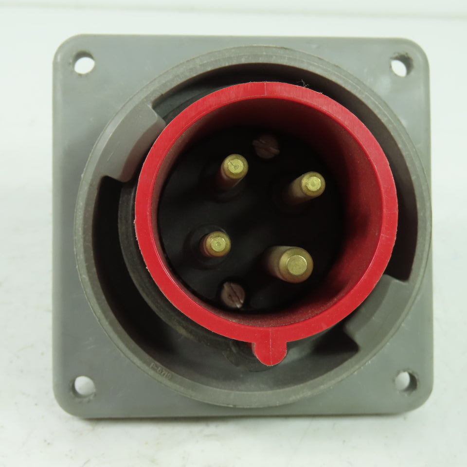 Hubbell 420B7W Pin And Sleeve Inlet Plug 20A 480VAC 3Ph