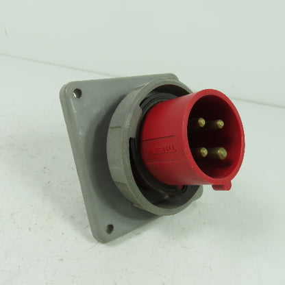 Hubbell 420B7W Pin And Sleeve Inlet Plug 20A 480VAC 3Ph