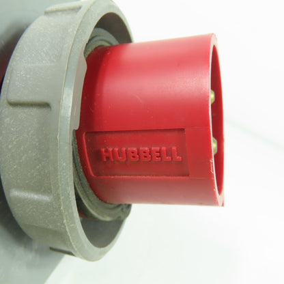 Hubbell 420B7W Pin And Sleeve Inlet Plug 20A 480VAC 3Ph
