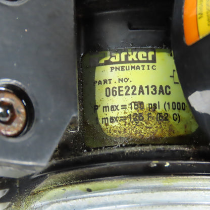 Parker 06E22A13AC 06L21BE Compressed Air Filter Regulator & Lubricator NO BOWL