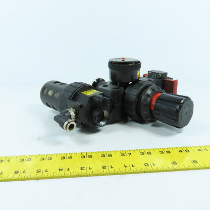 Parker 06E22A13AC 06L21BE Compressed Air Filter Regulator & Lubricator NO BOWL