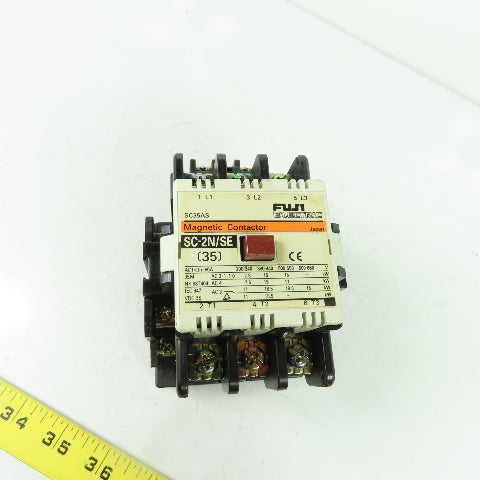 Fuji SC-2N/SE Magnetic Contactor 60A 200-250V Coil
