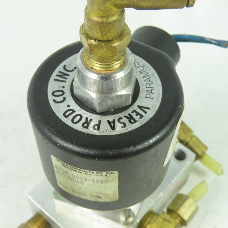 Versa E7SM-8012-1212-Z-120V60 Solenoid Valve 0-60PSI
