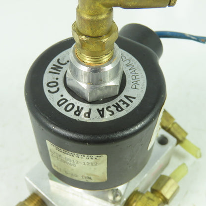 Versa E7SM-8012-1212-Z-120V60 Solenoid Valve 0-60PSI