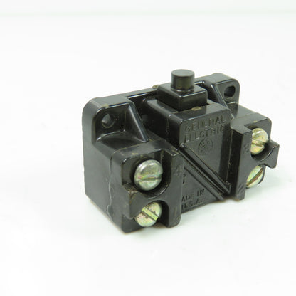 General Electric CR1070A108G Push Button Limit Switch 600V