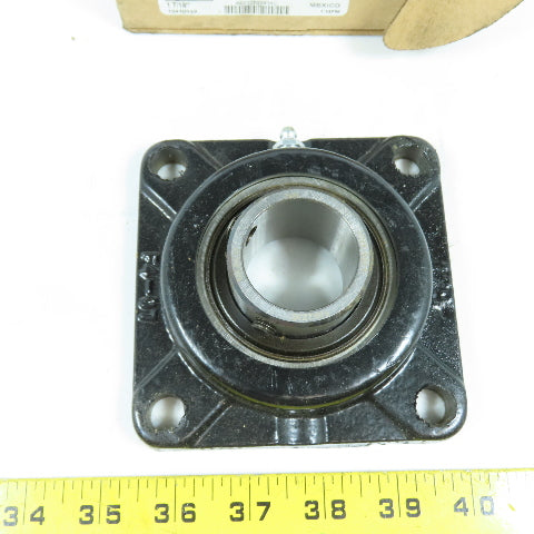 Rexnord F3S223E Link-Belt 4-Bolt Flange Mount Ball Bearing Unit 1-7/16" Bore